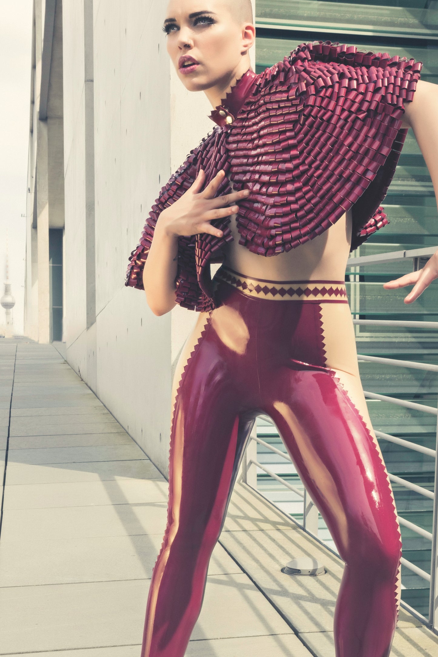 Without Warning Latex Leggings