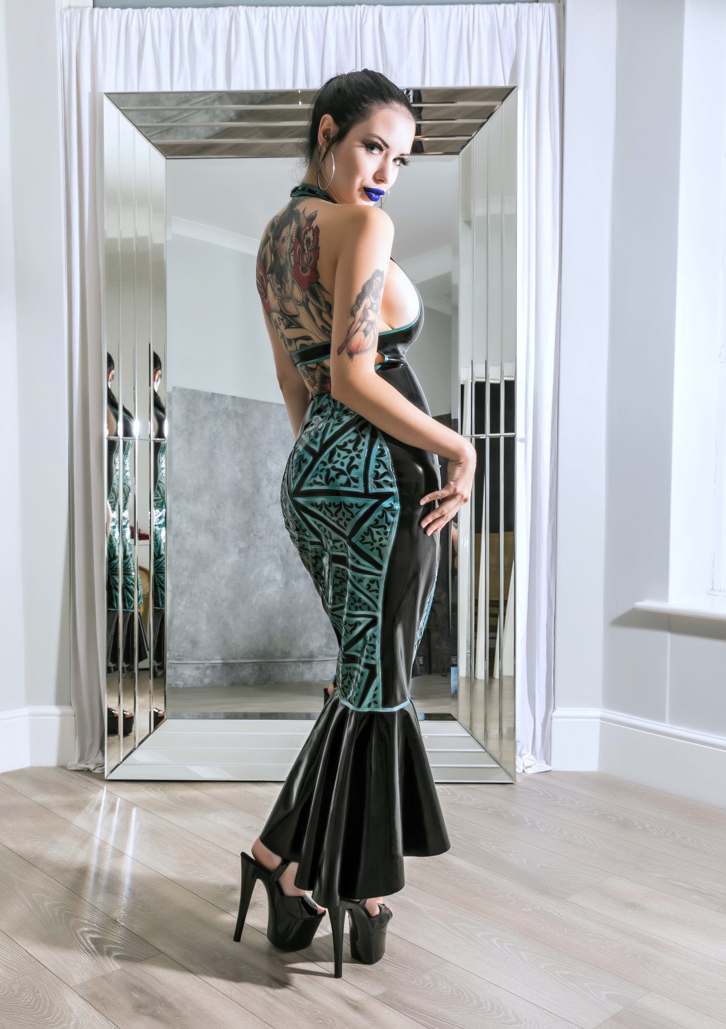 Latex Ballgown Dress