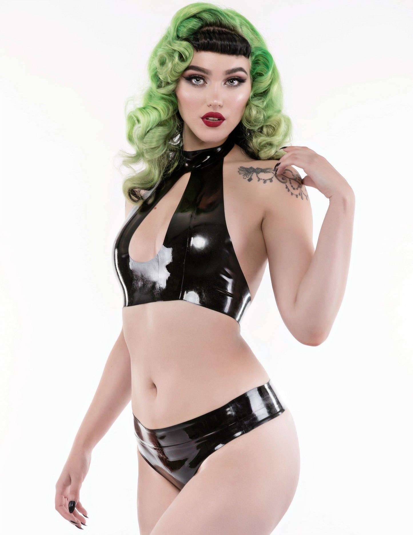 Back to Basics Latex Low Rise Thong
