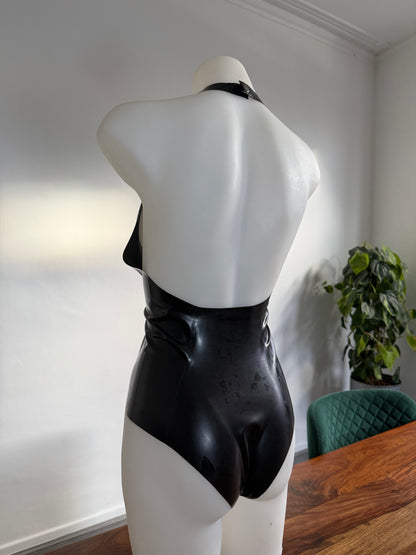 SAMPLE Latex Scoop Neck Bodysuit Size M/L / UK 12/14