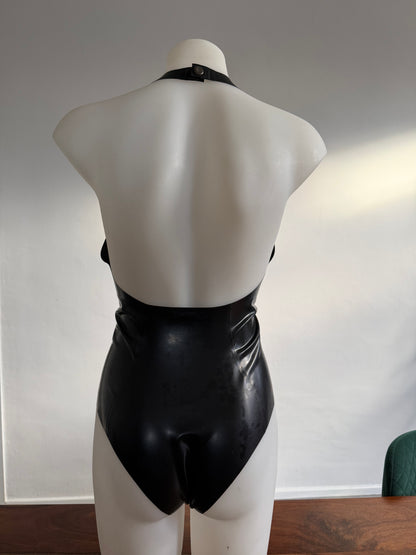 SAMPLE Latex Scoop Neck Bodysuit Size M/L / UK 12/14