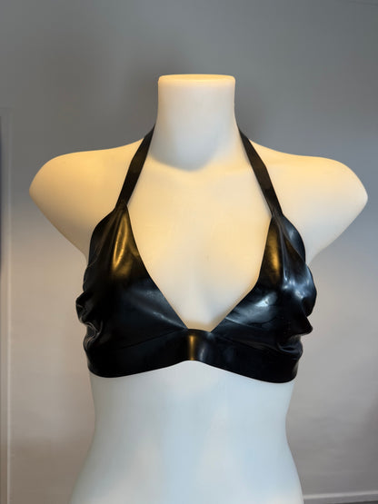 SAMPLE Latex Triangle Bra Size L / UK 14