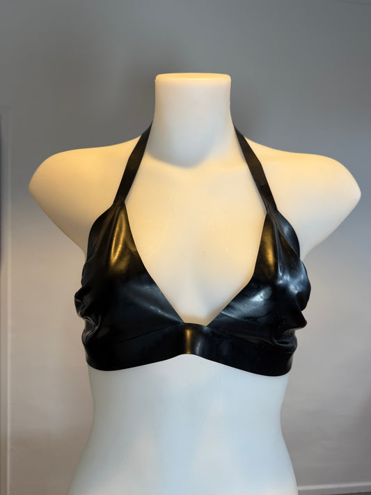 SAMPLE Latex Triangle Bra Size L / UK 14