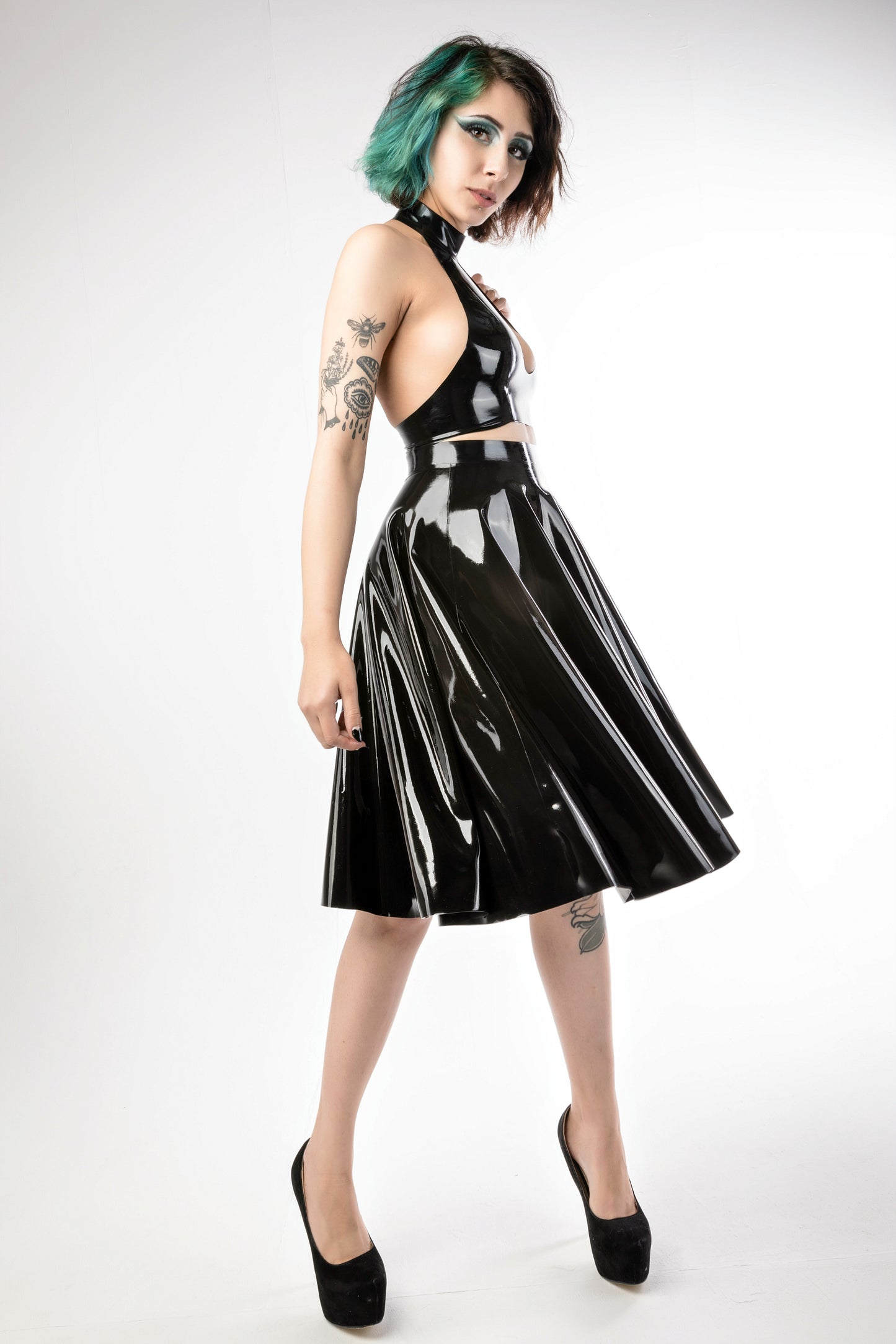 Back to Basics Latex Circle Skirt